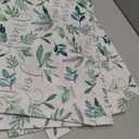 Seasons Greetings Holiday Fabric Placemats, Set of 4, Blue - 13" W x 19" L
