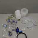 HVLP Spray Gun with 10Pcs 600ML Disposable Paint Cups, 3 Nozzles,1.4/1.7/2.0mm, Automotive Gravity Feed Paint Spray Gun Kit with Oil Separatorr for Cars & DIY Furniture Painting