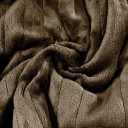 Medical king Heated Blanket, Machine Washable Extremely Soft & Comfortable Electric Blanket Throw Fast Heating with Hand Controller 10 Heating Settings & auto Shut-Off (Brown, 50 x 60)