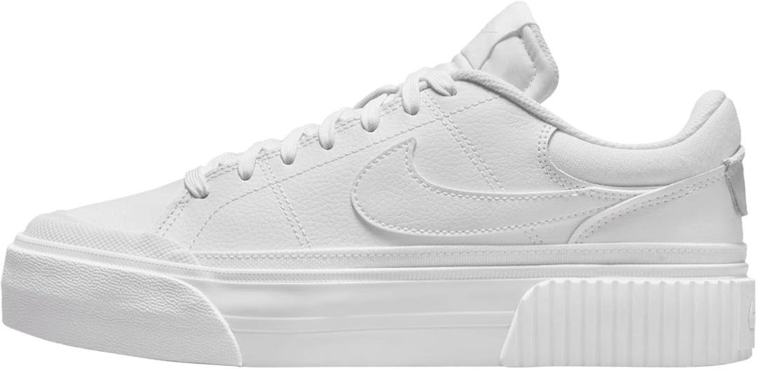 Nike Women's Court Legacy Lift Shoes (7.5, White/White/White)