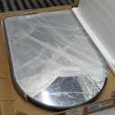 JSneijder 24x36 Inch LED Mirror for Bathroom with Lights, Adjustable 3000K/4500K/6000K, Wall Mounted Black Arched Lighted Bathroom Vanity Mirror, Stepless Dimmable, Anti-Fog, Memory Function