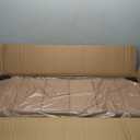 Captain Winters Ottoman with Storage, Storage Ottoman Bench with Safety Hinge,Large End of Bed Bench,Upholstered Entryway Bench with Seating for Bedroom, Living Room, Put 500 Books,Brown