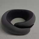 Neck Pillow for Traveling, Travel Neck Pillow for Airplanes, Cooling Fabric&100% Pure Memory Foam, Neck Pain Relief, Ergonomic Support for Long Flight (Gray, Standard Size-(Broad Fit))