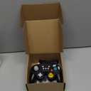 EXLENE Gamecube Controller Switch, Wireless Switch Pro Controller for Nintendo Switch/Lite/PC/Android/iOS/Steam, Support Wake Up, Motion, Adjustable Rumble, Turbo & Auto Turbo (Upgraded, Black)