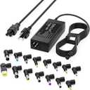 90W Universal Laptop Charger Compatible with HP Dell Asus Lenovo Acer Sony AC Adapter IBM Gateway Notebook Ultrabook Chromebook Pavilion Inspiron Latitude Power Supply Cord with 15 Tips