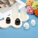 uxcell Plastic Push Pull Caps, Water Bottle Cap (24mm, Black)