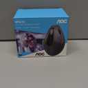 AOC 2.4GHz Ergonomic Mouse, Wireless Bluetooth Vertical Mouse for Work, 4800 DPI Optical Tracking, 5 Adjustable DPI, Quiet Clicks, RGB Light, Compatible with Computer, Laptop, PC, Mac, Desktop - Gray