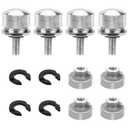8pcs Motorcycle Seat Bolt Kit Fender Seat Nut Screw Kit for Harley-Davidson