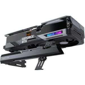 EZDIY-FAB GPU Holder Brace Graphics Card GPU Support Video Card Holder Bracket, Strenchable Structure, Video Card Sag Holder/Holster Bracket Support RX7990XTX, RTX4090, Black-341-2