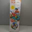 Bright Starts Pop 'N Jump Portable Baby Jumper, Foldable Indoor/Outdoor Baby Jumper with Sweet Treats with Sensory Activities, Ages 6–12 Months