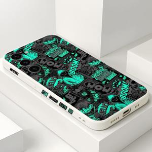 for Samsung Galaxy S23 Plus Case, Creative Pattern Ultra Thin Soft Phone Cover for Galaxy S23 Plus 6.6 inch, Handsome White