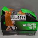 RBX Performance Fitness Weighted Vest (Black, 8 lb)