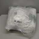 Zibroges Feather Pillows Queen Size Set of 2 Hotel Goose Down Bed Pillow for Sleeping, Soft 600 Thread Count Cotton Cover, Fluffy Support Surround Fill Polyester for Side, Back, Stomach Sleepers