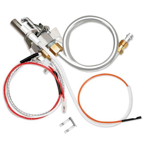 Upgrade 100112330 Water Heater Pilot Assembly, Replace 9007876 Thermopile, Compatible with 300 301 Series Whirlpool Water Heater Parts & A.O.Smith, American, State, Kenmore, Reliance