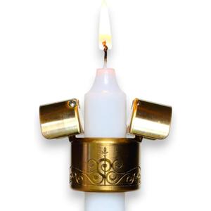 Automatic Candle Extinguisher | All-in-One Candle Snuffer & Wick Trimmer | American Solid Brass Design | Unique Gift Ideas | Vintage Home Safety Decor