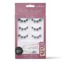 FlutterHabit Wink Ready Set Starter Kit, DIY Eyelash Extensions, Lash Clusters for Women, Professional Quality At Home Eyelash Extension Kit, Natural False Lashes, 3 Lash Sets, Lash Glue Included