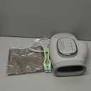 WUX Hand Massager with Heat Compression Relief, 3 Massage 4 Temperatures 5 Compression Models Therapy Glove, Arthritis & Wrist Carpal Tunnel Muscles Pressure Point Therapy, Ideal Gifts for Women/Men (White)