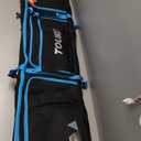 TOURIT Rolling Ski Bag and Ski Boot Bag Combo - Fully Padded Snowboard Bag with Wheels for Air Travel, Wheeled Ski Bag Holds 2 Pairs of Skis (195cm)