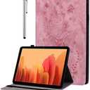 KEFBWAO Case for All-New Amazon Fire HD 10 and 10 Plus Tablet (13th/11th Generation, 2023/2021 Release) 10.1", Multi-Angle Flip PU Leather Cover with Stylus Holder for Fire HD 10 2023 Case, Pink
