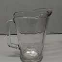 Libbey Large Glass Pitcher - 60 Oz, Clear, Tall, Glass Pitcher with Handle - Traditional Lemonade Jar for Beer , Rum, Punch,Water and More