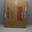 LOAAO Black Metal Framed Bathroom Mirror for Wall, 22X30 Inch Rounded Rectangle Mirror, Matte Black Bathroom Vanity Mirror Farmhouse, Anti-Rust, Hangs Horizontally or Vertically