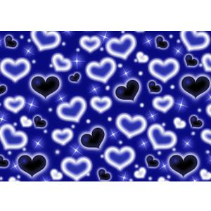 LYCGS 7x5ft Blue Heart Backdrop 90s Backdrops for Photoshoot Valentines Decor Banner Birthday Props X-89