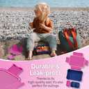 My Vesperbox Lite  Mini Lite - Kids Bento Lunch Box  Extra Durable Lunchbox for Toddlers and School  Leakproof, Child-Friendly, Ideal for Daycare, Preschool & Elementary School (7.48 x 5.12 x 1.97 in, Mini Lite - Purple Blue - 19x13x5cm)