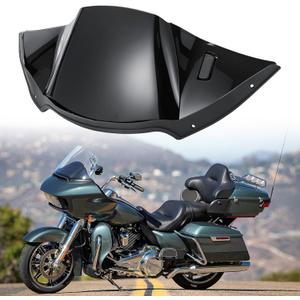 Vivid Black Fairing Air Duct, Air Duct Baffle and Actuator Assembly Kit Compatible with Harley Davidson Road Glide 2015-2023