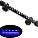 AQUANEAT Aquarium LED Submersible Light 7.5 Inch Underwater Fish Tank Light (White & Blue)