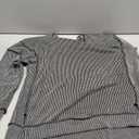 Womens Crew Neck Side Slit Sweatshirts Fashion Cute Long Sleeve Dressy Shirt Casual Loose Color Block Pullover Top, Size M