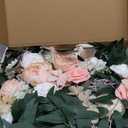 Wedding Arch Flowers, Artificial Flowers for Decoration, Large Flower Swag for Boho Styles Wedding Ceremony Floral Decor - Pack of 2 (Fleshy Pink)