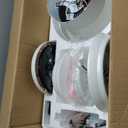 Craftmade Flush Mount Ceiling Fan with LED Light and Remote TMPH52W5 Tempo 52 Inch White, Hugger Fan