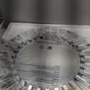 Chende Modern Decorative Round Mirror, 36'' x 36'' with Beveled Glass Frame, for Living Room, Entryway, Dining Room