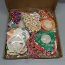 24Pcs Christmas Pictures Frame Ornaments, Hanging Picture Ornament Bulk for Christmas Tree with Beads, Color Printing Personalized Wooden Ornaments for Crafts, for Holiday Home Party Decor