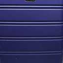 Rockland Melbourne Hardside Expandable Spinner Wheel Luggage, Blue, Checked Large 28"