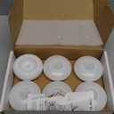 Homemory 12 Pack 3 Flameless Led Floating Candles, 200 Hour White Battery Operate Waterproof Tealights for Cylinder Vases, Centerpieces at Wedding Decor, Party, Pool : Home & Kitchen