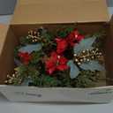 2 Pieces Christmas Candle Rings Wreaths,Artificial Flower Gold Berries Candle Holder Rings, Pine Needles Garland Decorations for Tables Centerpieces,Winter Wedding Xmas Home Decors Christmas Ornaments (Green)