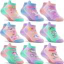Welwoos Baby Girls Boys Toddlers Grips Socks Kids Non Slip Anti Skid Ankle Cotton No Show Socks with Grippers (for ages 1–2)