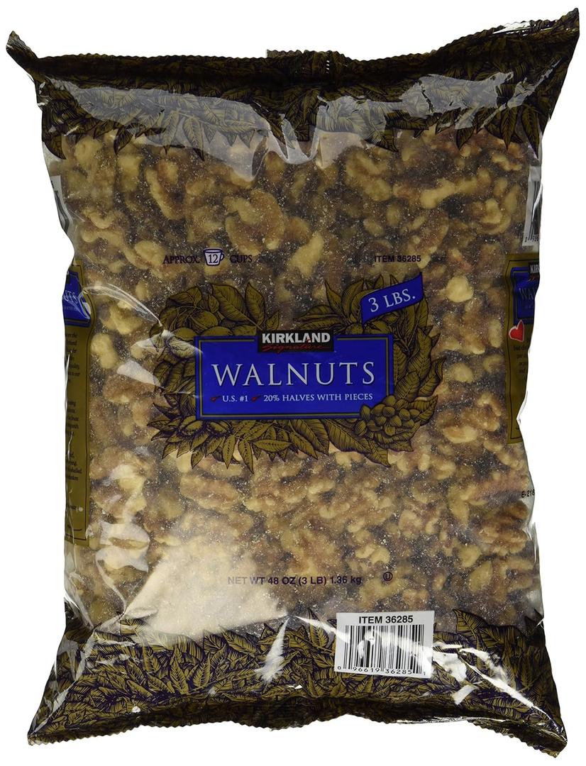 Kirkland Signature Walnuts, 3 Pounds (EXP 06/08/25)