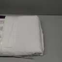 Jinchan Weslie White Linen Curtains for Bedroom Vintage Floral Farmhouse Curtains 90 Inches Long Boho Lined Linen Drapes for Living Room Embroidered Drapes Off White 2 Panels