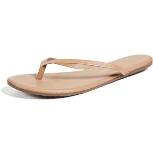 TKEES Women's Foundation Flip Flop, Cocobutter, 8 M US