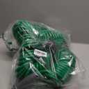 3/8" Lightweight Coil Garden Hose 75FT, EVA Flexible Curly Water Pipes with 6-Pattern Spray Nozzle for Boat, Greenhouse, Yard, Patio, Green