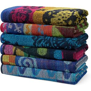 Ben Kaufman Terry Beach & Pool Towel - Large Cotton Towels for Pool, Beach, Bath, Gym & More - Soft, Absorbent & Oversized Beach Towel Bundle - Multipack with Assorted Colors - 30 x 60 (6-Pack)