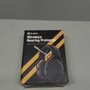 Gel Cushions Ear Muffs, Bluetooth 5.4 Hearing Protection Headphones with 1200mAh Battery, 120H Working Time, 30dB SNR, Larger Buttons for Easy Operation, Superior Stereo Sound Quality (Black)
