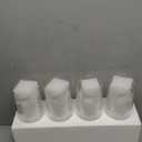 16 Pack Glass Cylinder Vases 4,6,8,10 Inch Tall Clear Flower Vase Hurricane Floating Candle Holder for Table Centerpiece Wedding Home Decor