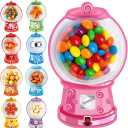 36 Pack Kids Valentines Day Cards Classroom Exchange - Bubble Gum Machine Design with Round Holders, DIY Candy Cards for School Party Favors, Gifts, Crafts & Rewards (9 Styles)