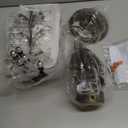 5-Light Vintage Crystal Branch Tree Chandelier Antique Pendant Light Fixtures for Living Room Dining Room Foyer Kitchen Island Hallway Aged Bronze