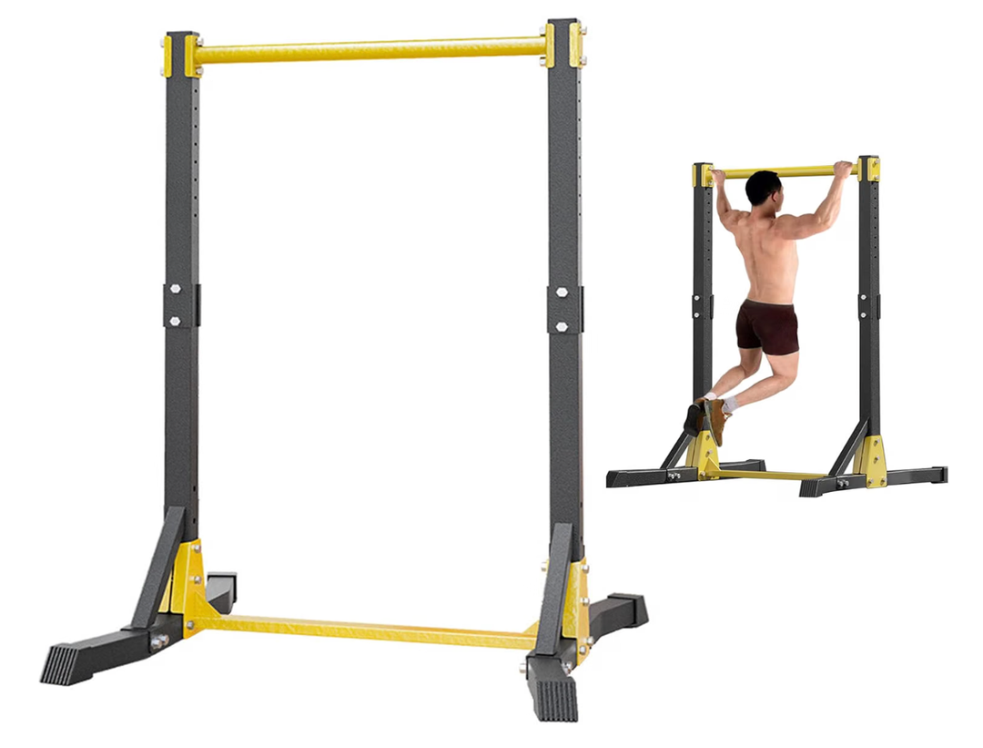 Free Standing Pull Up Bar, Power Tower for Home Gym Training
Sturdy Free Standing Workout Station for Pull-Ups, Dips, Leg Raises and Full-Body Home Gym Strength Training