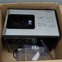 Nugget Ice Maker Countertop, 40lbs/24H, Pebble Ice Maker with Soft Chewable Ice, Self Cleaning Sonic Ice Machine, Stainless Steel w/Touch Screen for Home Office Bar Party