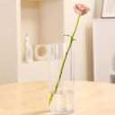 4 Pack Flower Vase Acrylic Cylinder,7.86" Tall Clear Vase for Centerpieces,Wedding Decorative,Home Dcor, Non Breakable Plastic, 3.94"X7.86" Tall Round - Clear